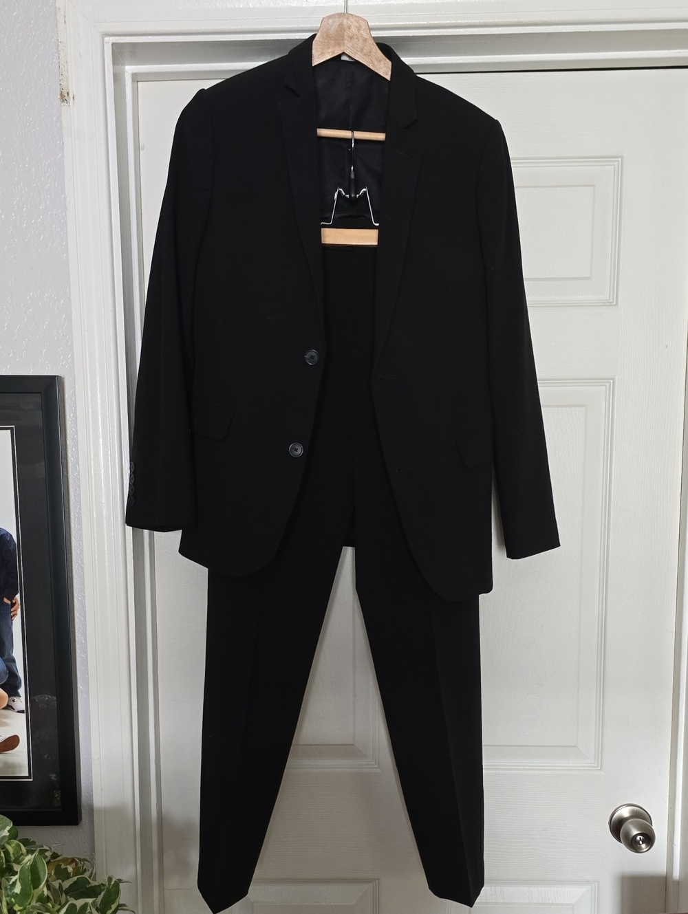Classic CALVIN KLEIN Boys Black Suit Blazer & Pants